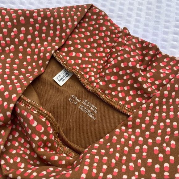 AERIE High Waist Cut Cheeky Botton Swimsuit Size XS Lot of 4 Crossover Neon - Picture 9 of 14